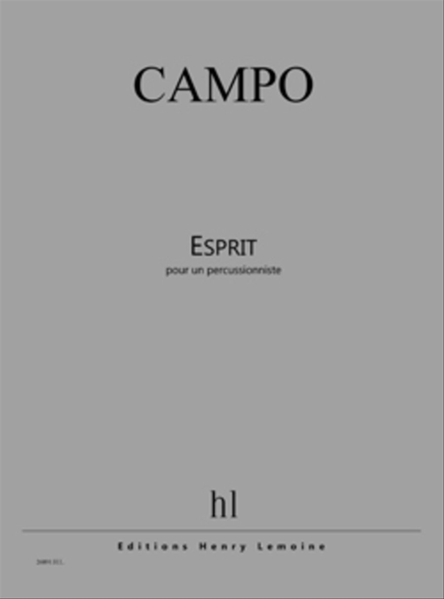 Esprit Percussion scores gallery preview page 1