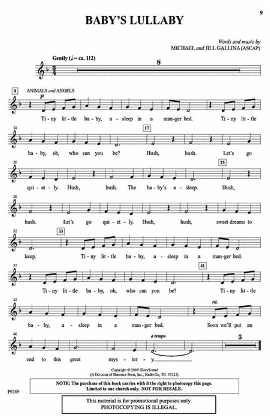 Guess Who's Coming to Bethlehem? Children's Choir scores gallery preview page 4