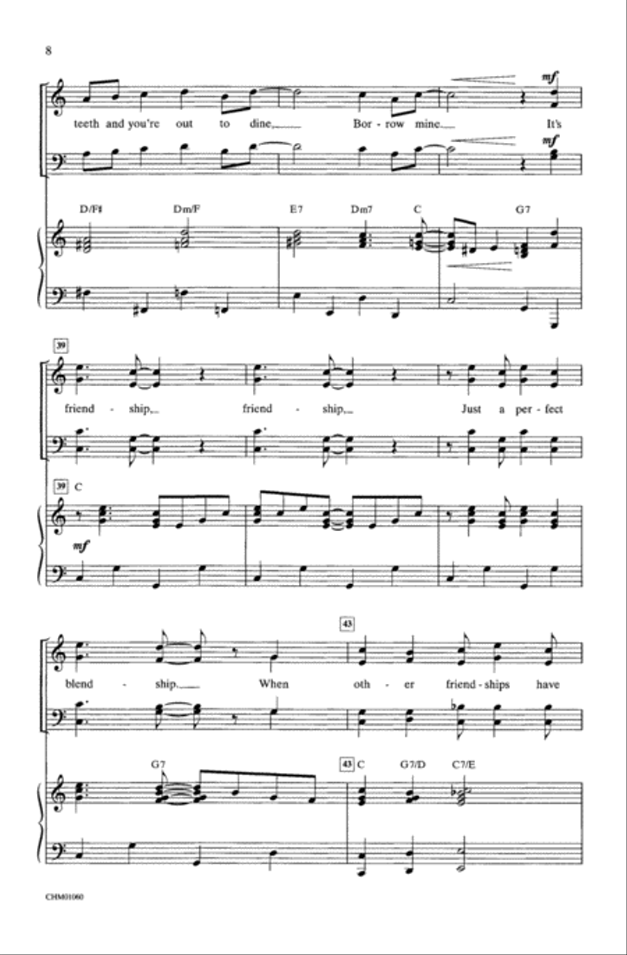 Friendship Friendship Choir scores gallery preview page 6