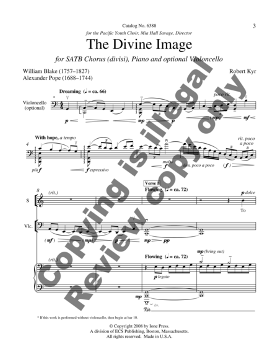 The Divine Image Divisi scores gallery preview page 8