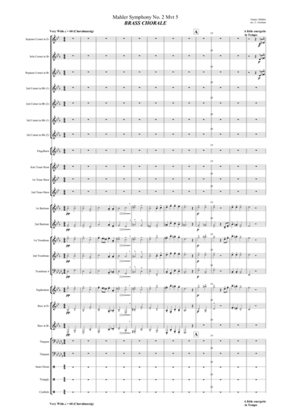 Brass Chorale from Mahler 2nd Symphony (5th Movement) image number null