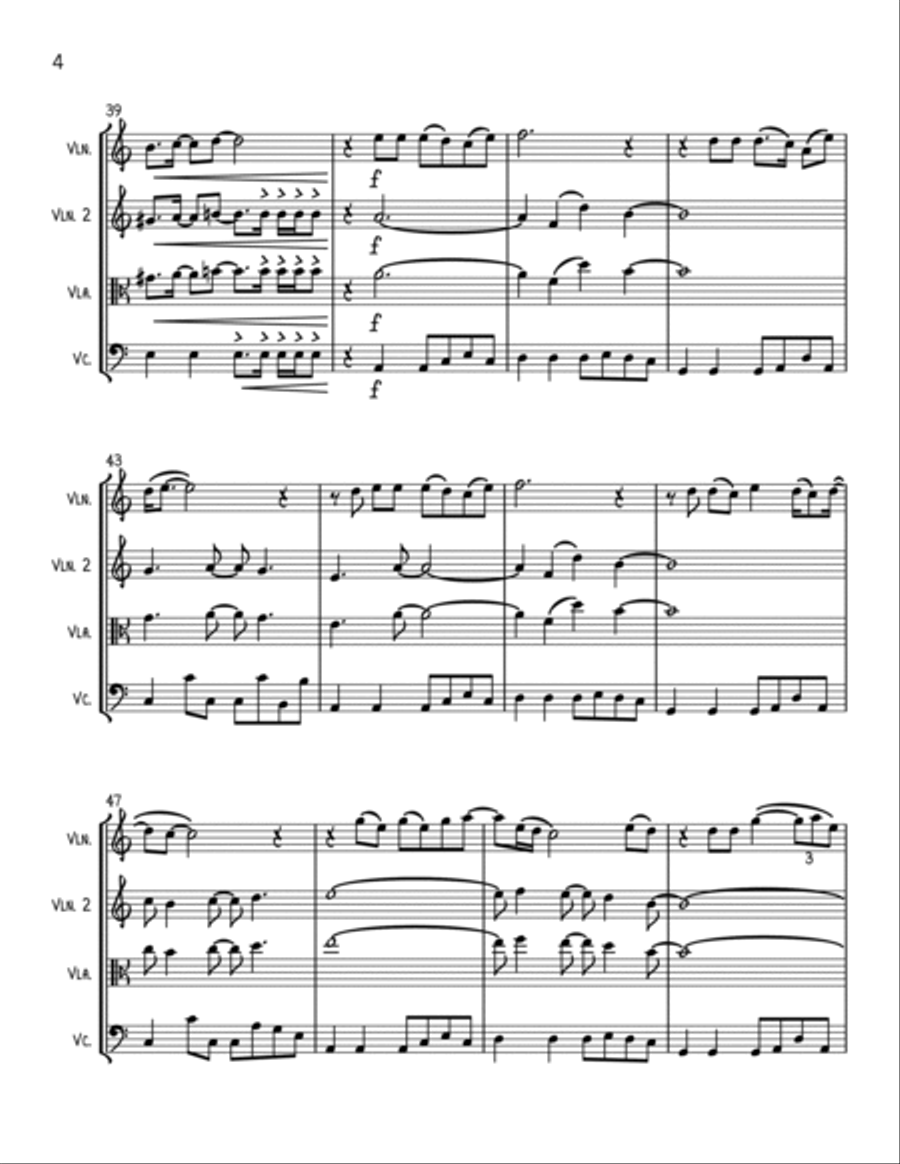 Flowers String Trio scores gallery preview page 4