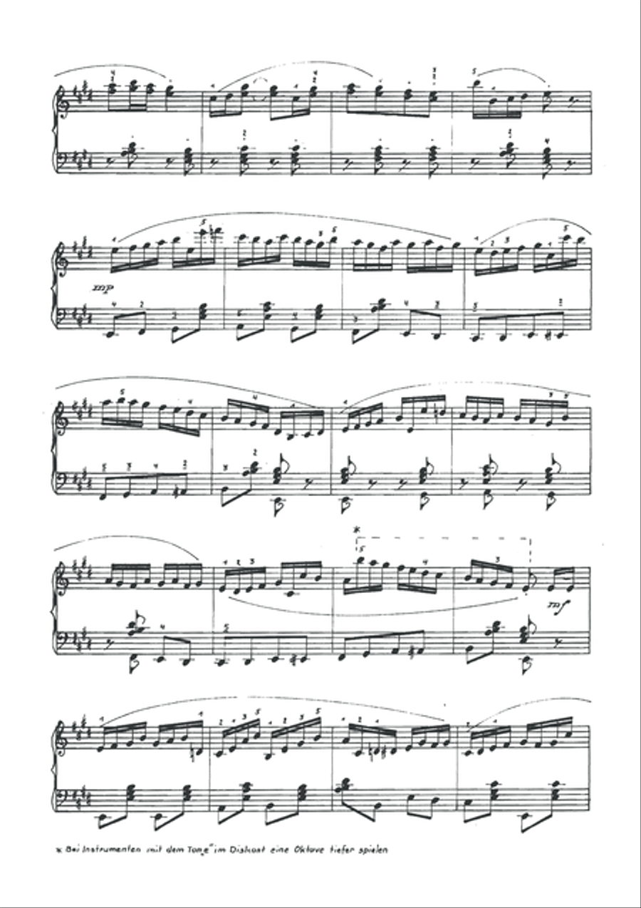Ach, du breite Strasse Ach, du breite Strasse Accordion scores gallery preview page 4
