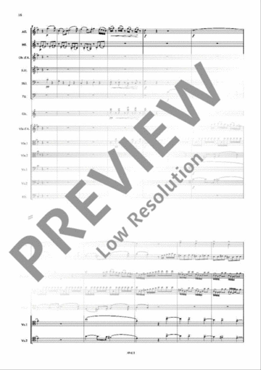 Three Mozart Organ Sonatas Oboe scores gallery preview page 21