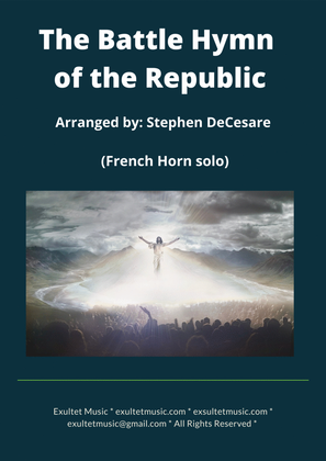 Book cover for The Battle Hymn of the Republic (French Horn solo and Piano)