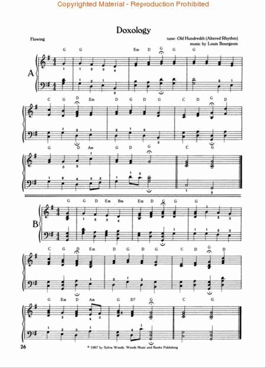 Hymns and Wedding Music for All Harps Celtic Harp scores gallery preview page 3