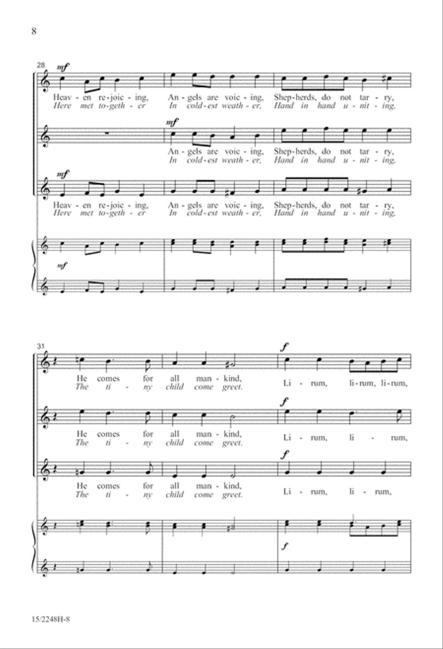 Lirum Lirum SSA scores gallery preview page 9