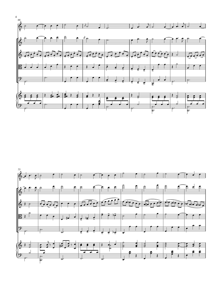 Era di maggio ( Neapolitan Song) Arranged for Tenor , String Orchestra and/or without Piano String Orchestra scores gallery preview page 4