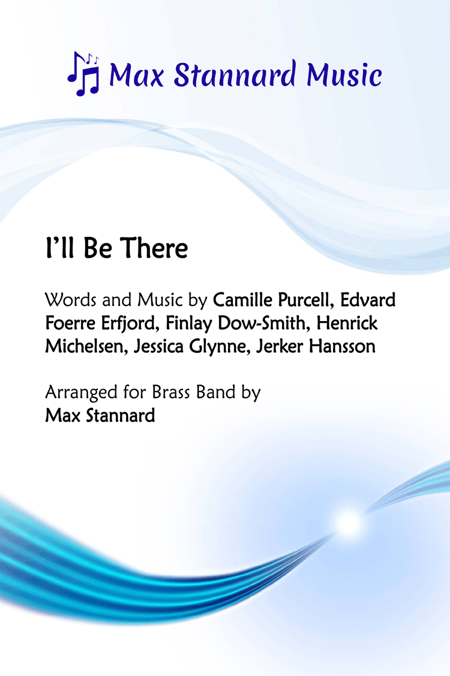 I'll Be There Brass Band scores gallery preview page 1