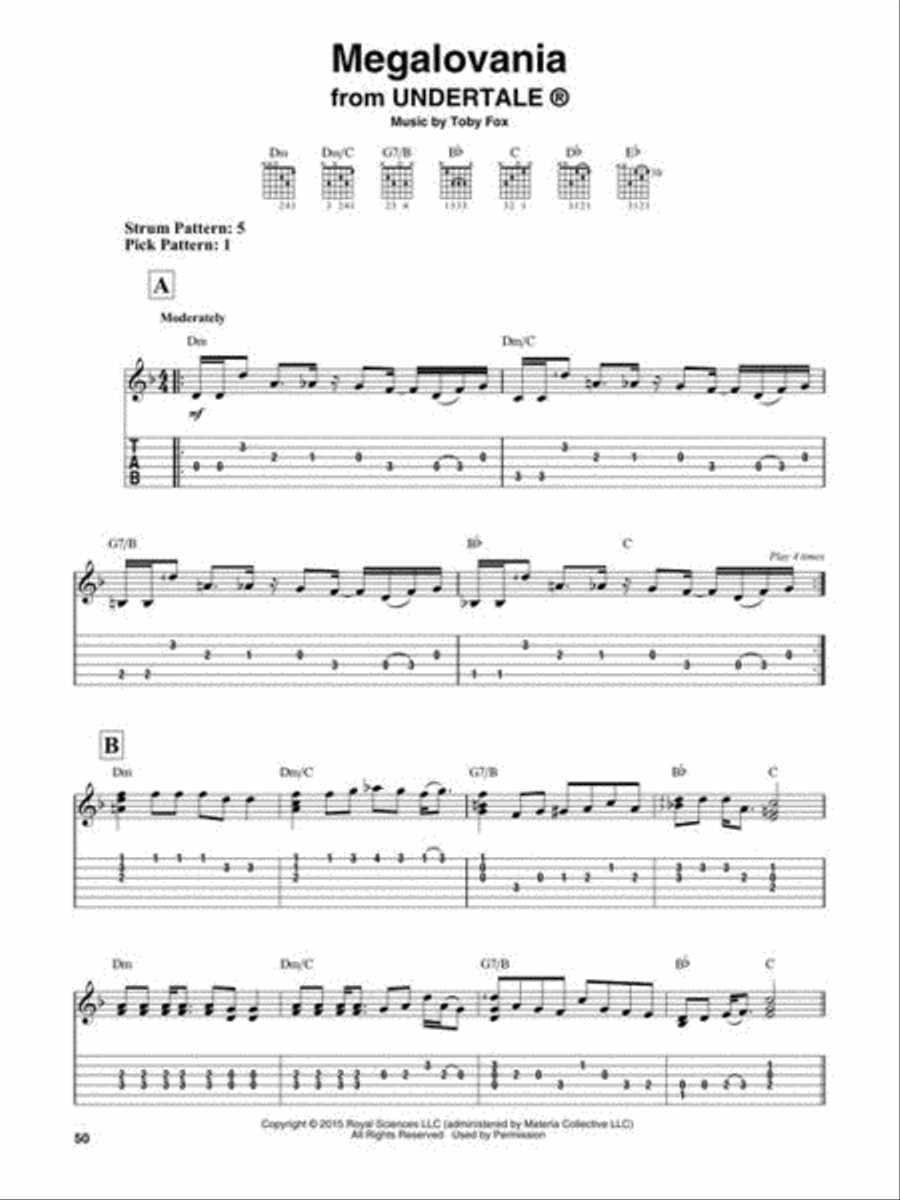 Video Game Music for Guitar Guitar Tablature scores gallery preview page 5