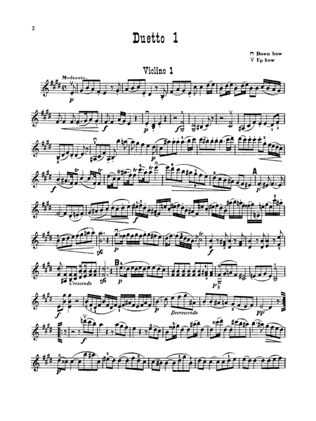 Six Duets For Two Violins