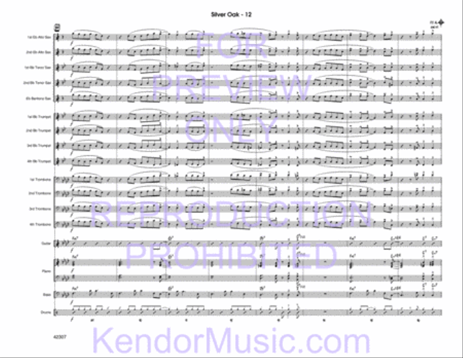 Silver Oak Silver Oak Jazz Ensemble scores gallery preview page 14