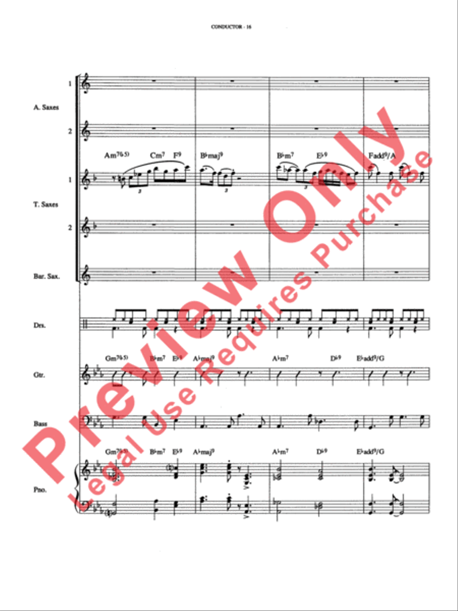 Over the Rainbow Over the Rainbow Small Ensemble scores gallery preview page 17