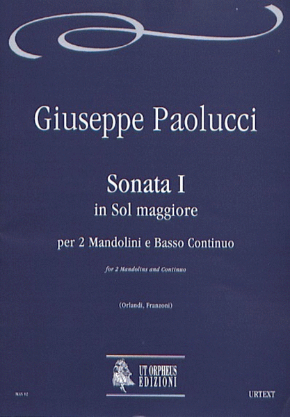 Sonata I in G Major for 2 Mandolins and Continuo