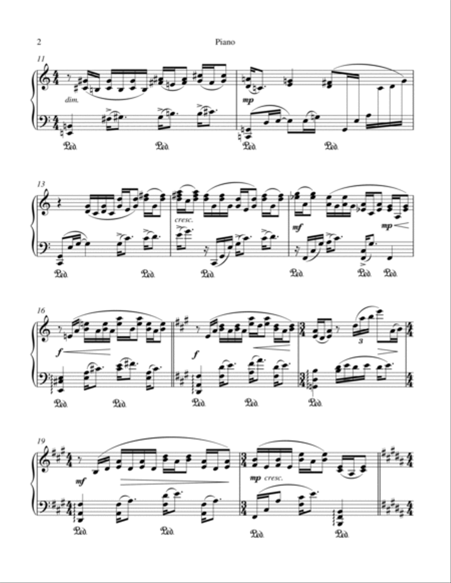 Flowers of the Soul (Piano) Piano Solo scores gallery preview page 2