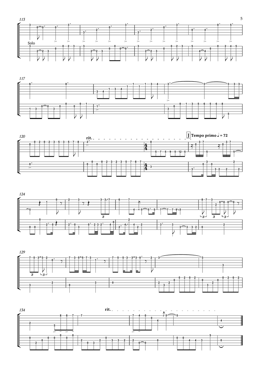 Bohemian Rhapsody Banjo scores gallery preview page 6