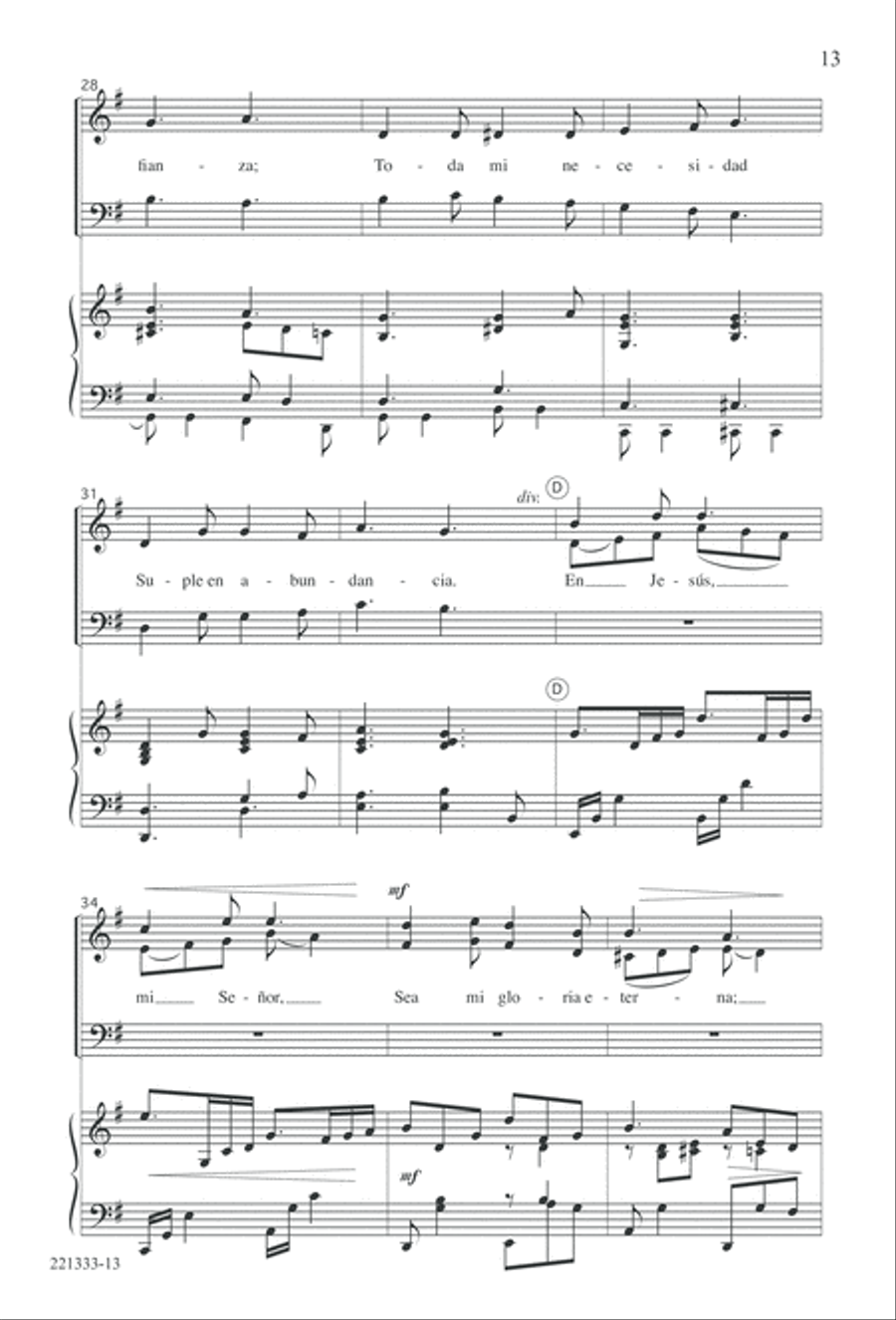 Siervos de Jesus Siervos de Jesus 4-Part scores gallery preview page 17