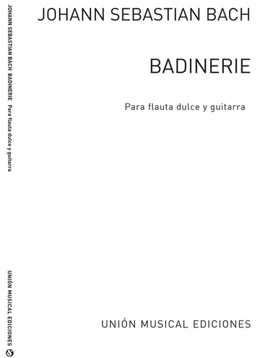 Badinerie De La Suite No. 12 In B Minor BWV 1067