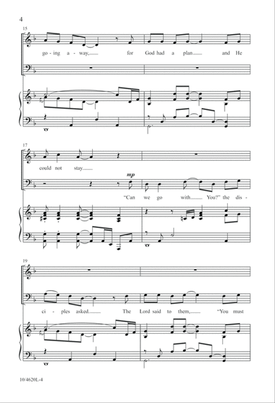 Sunday's Comin'! 4-Part scores gallery preview page 4