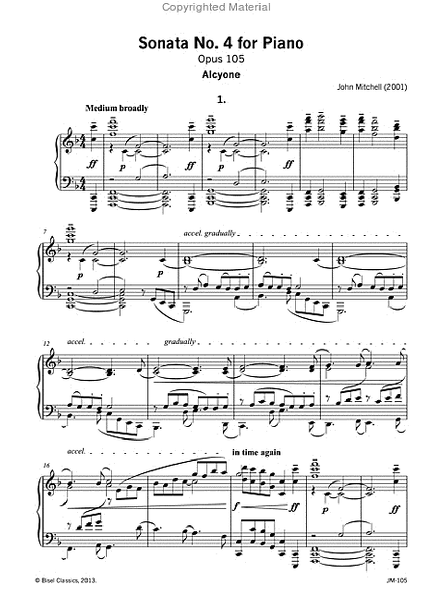 Sonata No. 4 for Piano, Opus 105