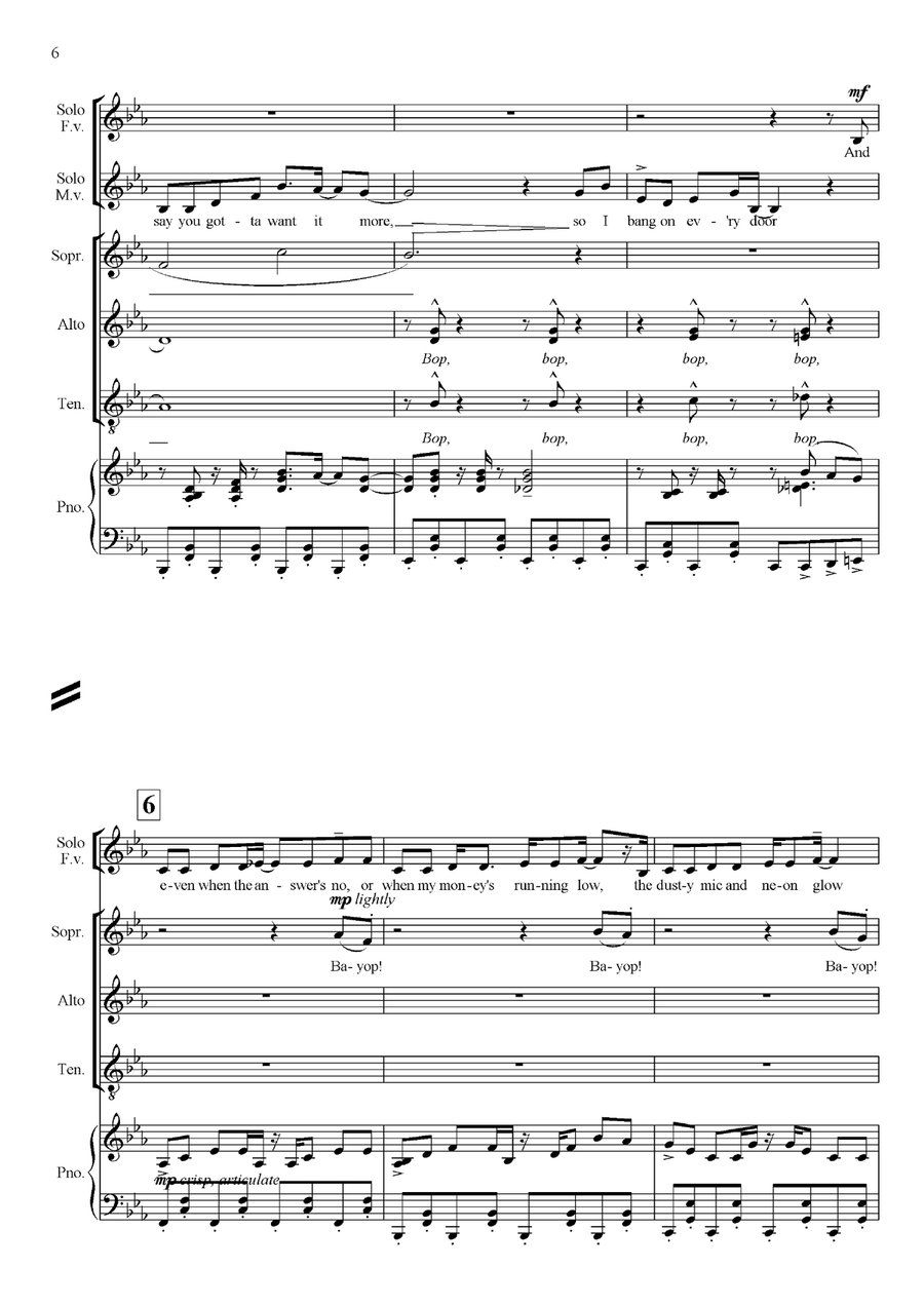 Another Day Of Sun Another Day Of Sun 4-Part scores gallery preview page 6