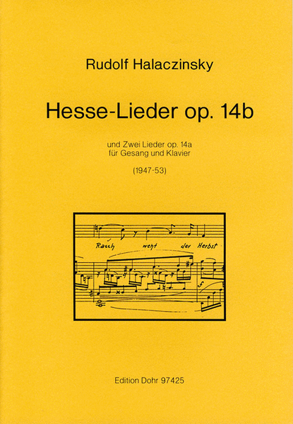 Lieder für Gesang und Klavier op. 14 (1947-53) (Zwei Lieder op. 14a und Sieben Hesse-Lieder op. 14b)