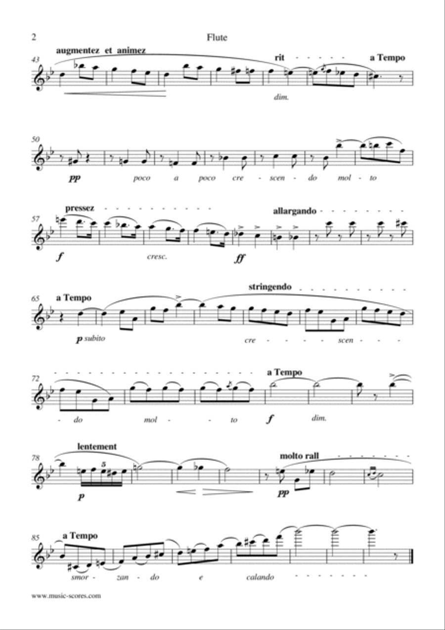 Petit Mari, Petite Femme - Flute, Oboe, Bassoon and French Horn Bassoon scores gallery preview page 6