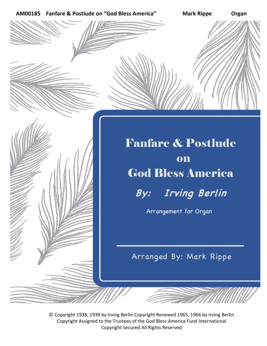 God Bless America ® God Bless America ® Organ Solo scores gallery preview page 1
