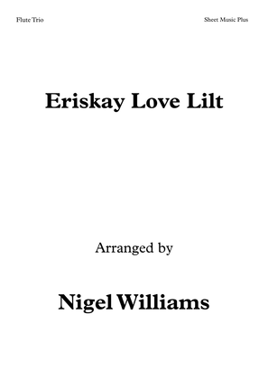Book cover for Eriskay Love Lilt, for Flute Trio