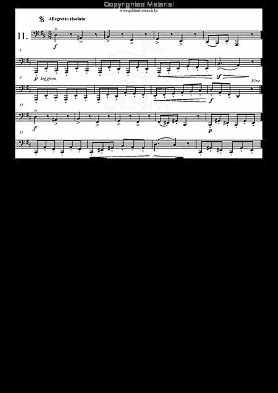 22 Etudes Melodiques Tuba scores gallery preview page 12