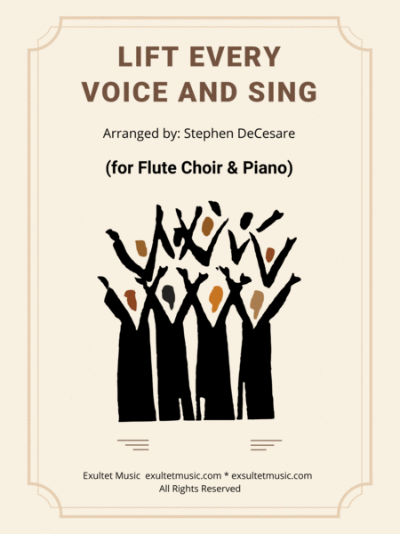 Lift Every Voice And Sing (for Flute Choir and Piano) image number null
