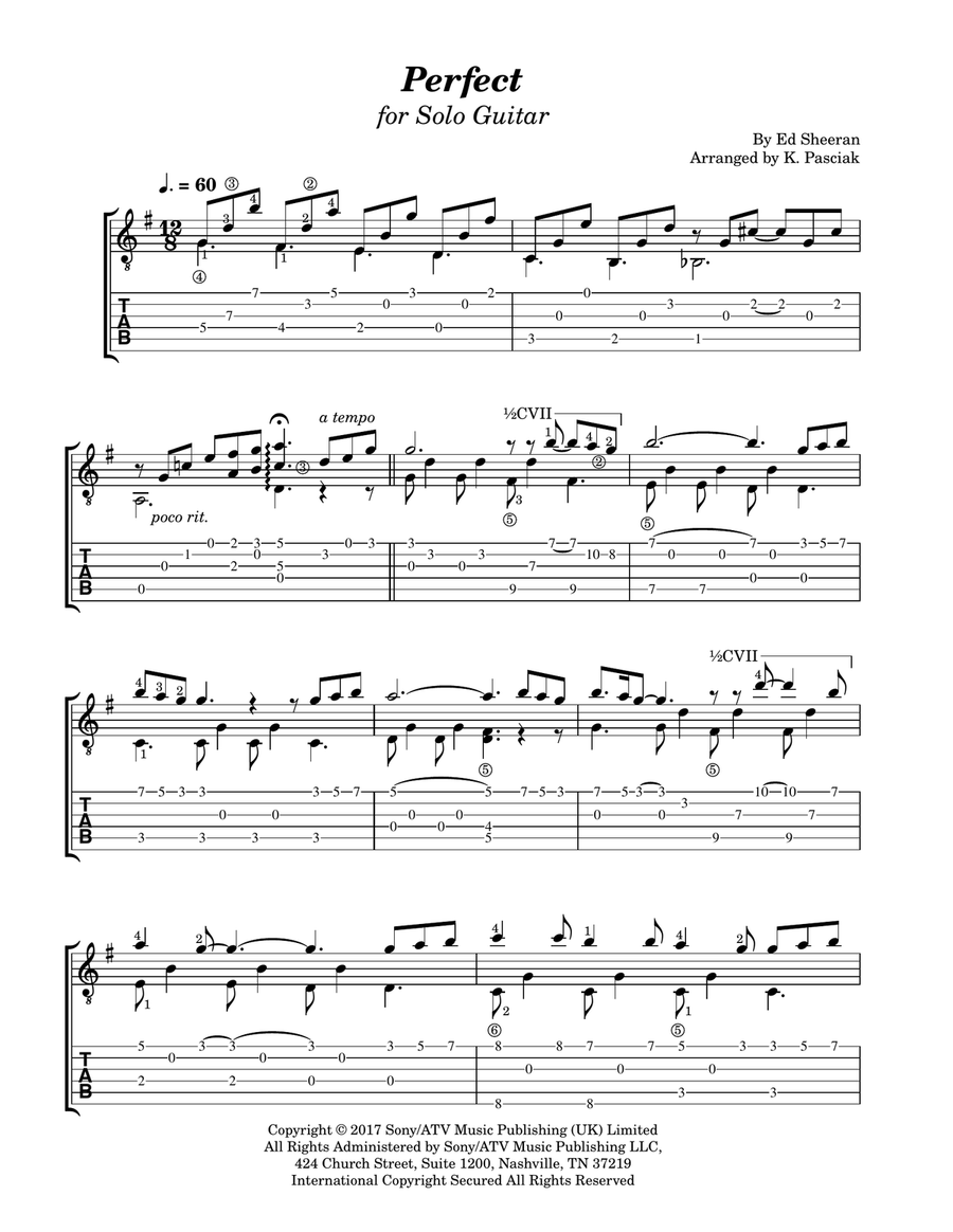 Perfect Acoustic Guitar scores gallery preview page 2