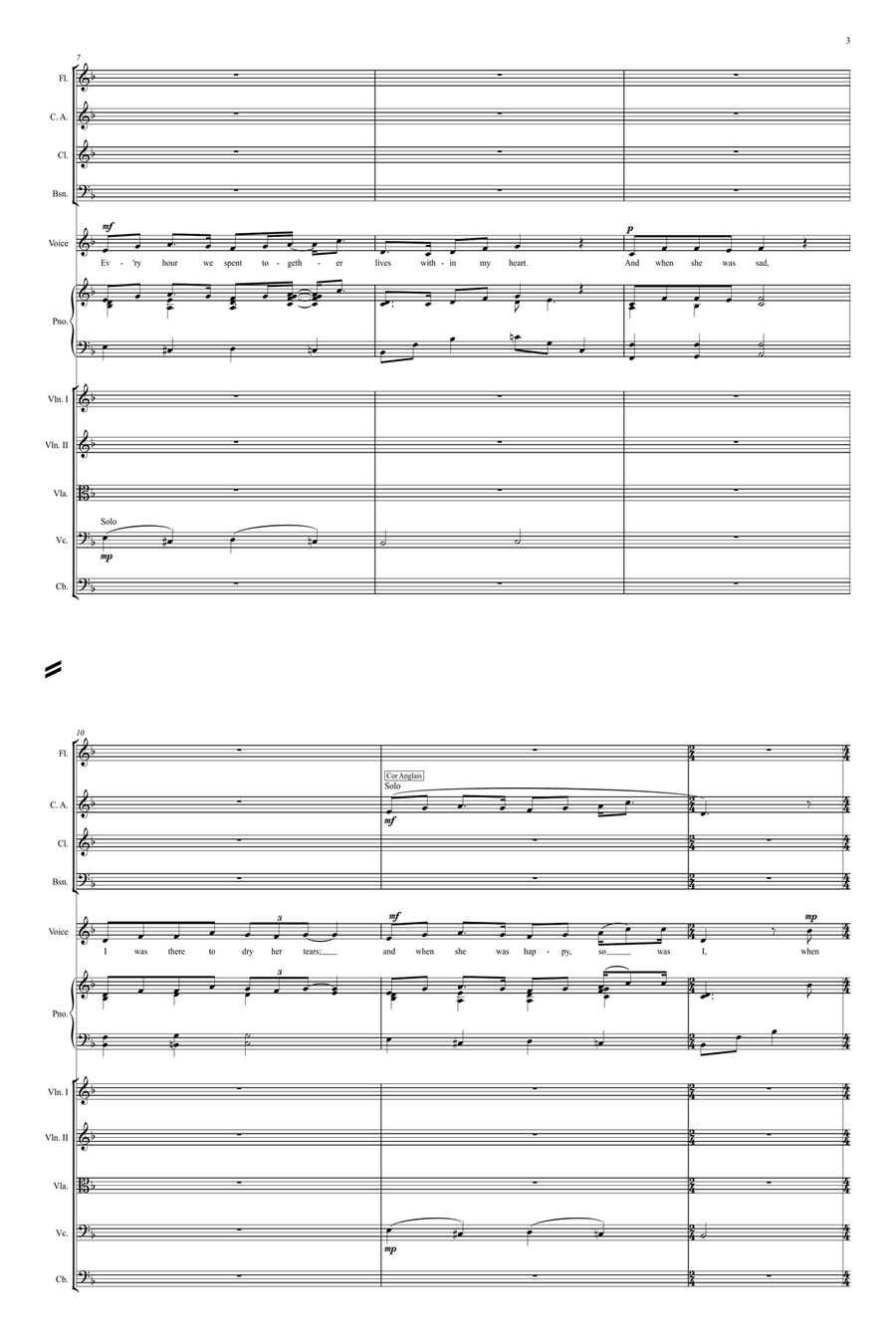 When She Loved Me Full Orchestra scores gallery preview page 3