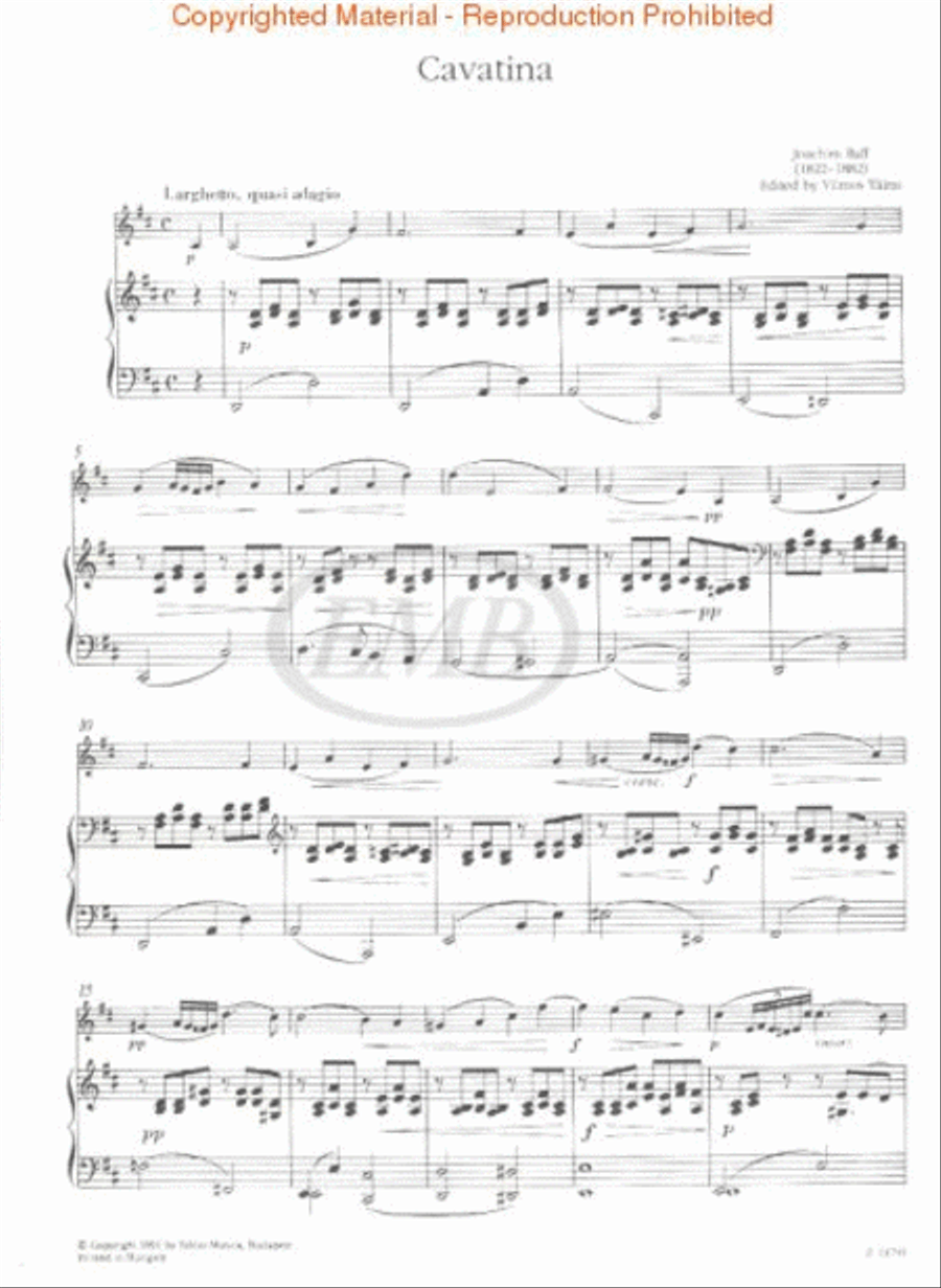 Cavatina Cavatina Violin Solo scores gallery preview page 2