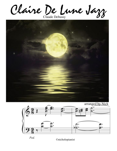Claire De Lune Jazz Claude Debussy image number null