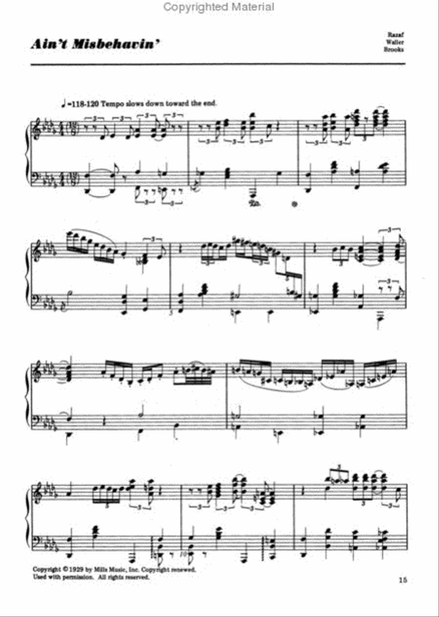 Art Tatum Jazz Masters Piano Solo scores gallery preview page 2