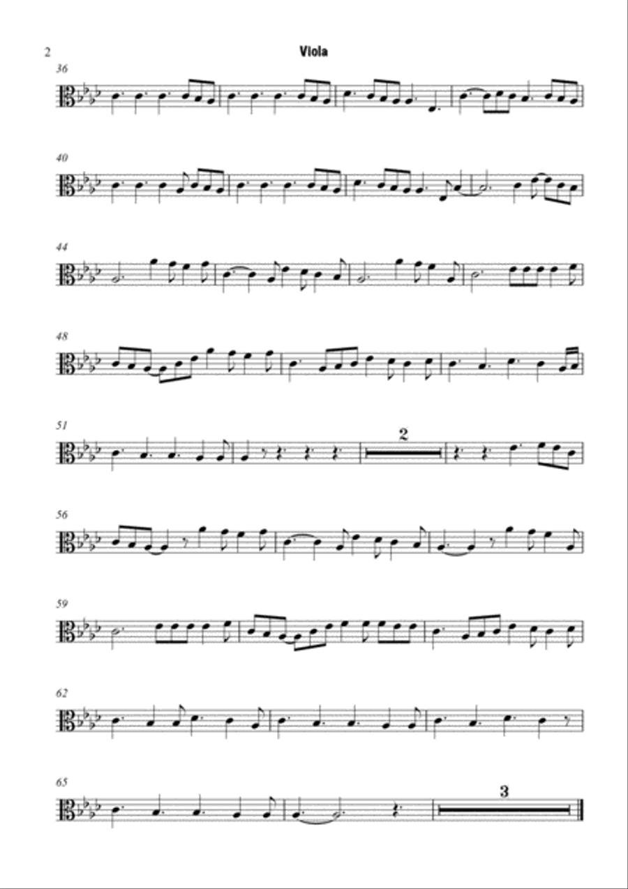 Perfect Viola Solo scores gallery preview page 3