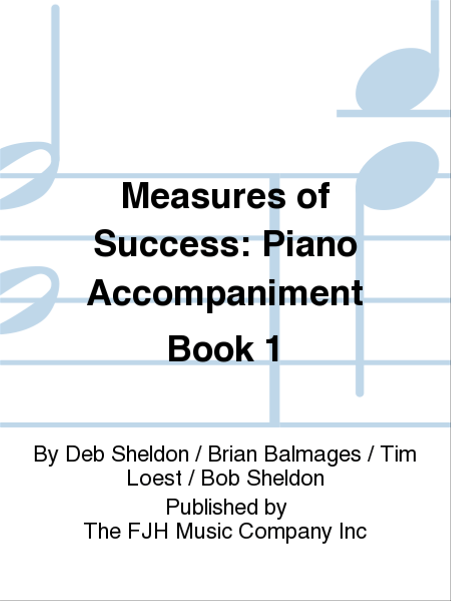 Measures of Success Piano Accompaniment Book 1 Concert Band Methods scores gallery preview page 1