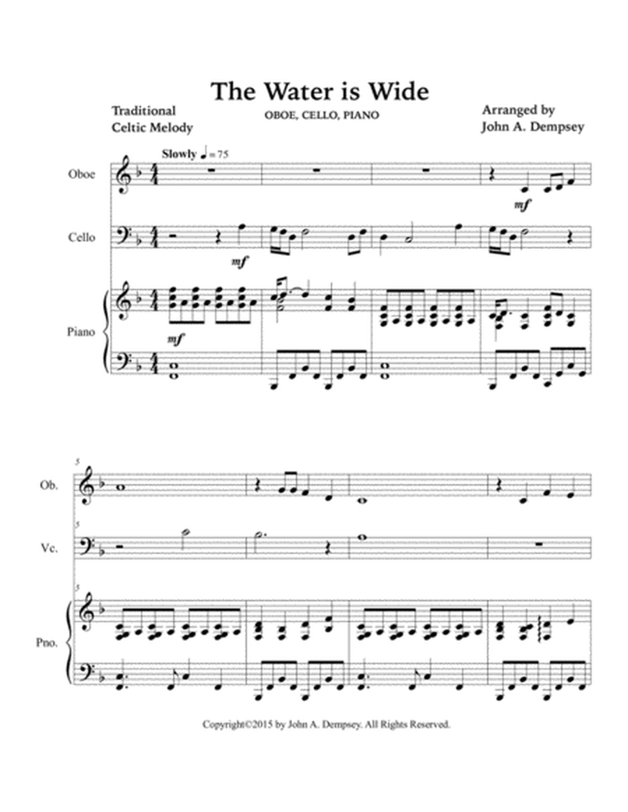 The Water is Wide (Trio for Oboe, Cello and Piano) image number null