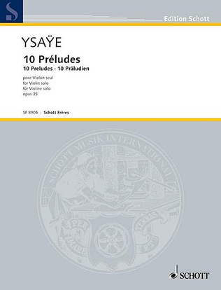 Book cover for 10 Preludes 10 Op.35