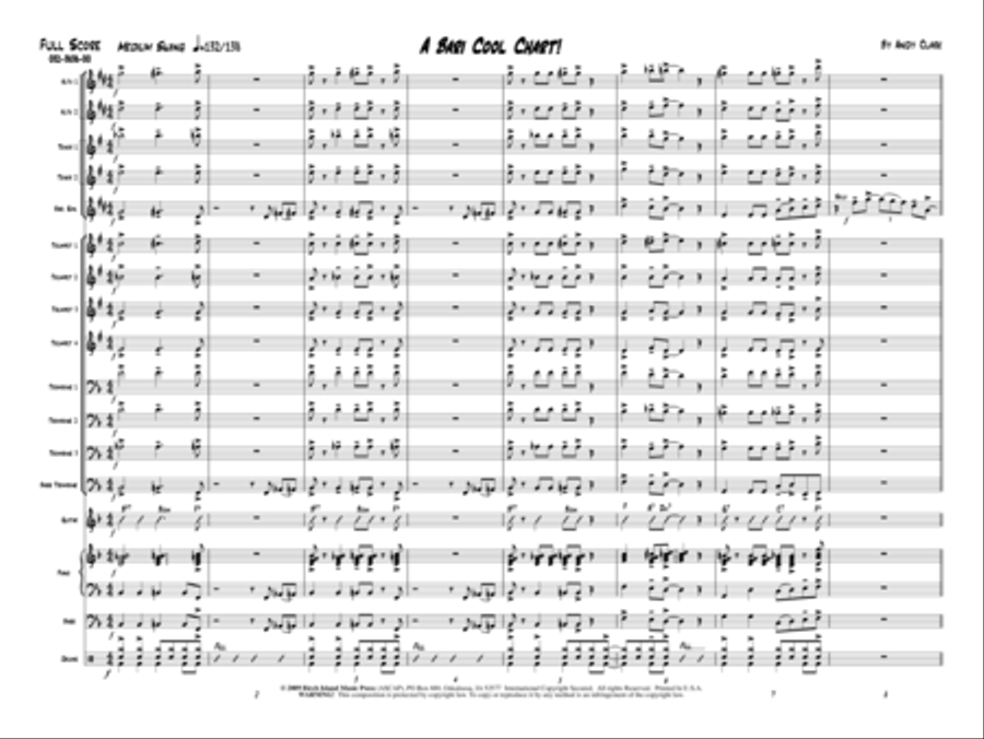 A Bari Cool Chart! Jazz Ensemble scores gallery preview page 2