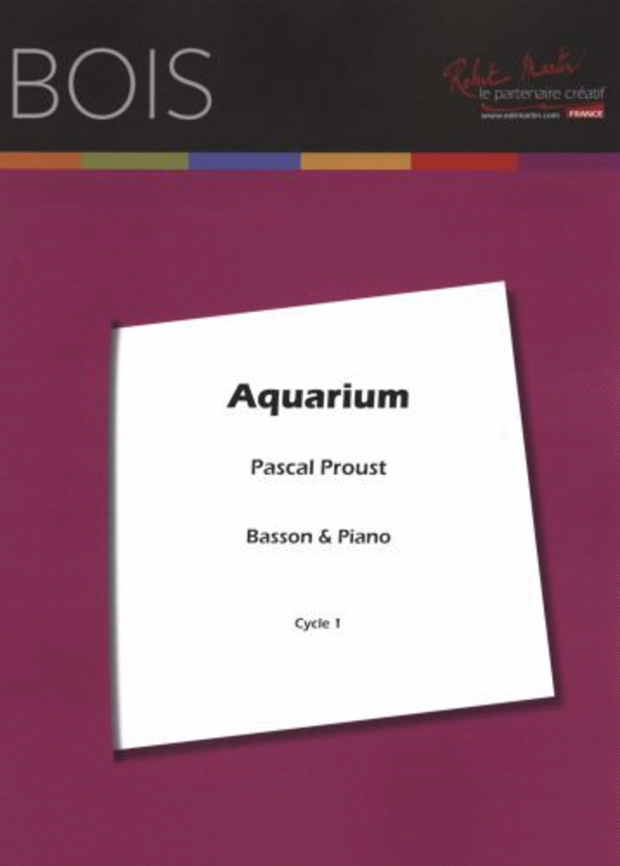 Aquarium, pour basson Bassoon Solo scores gallery preview page 1