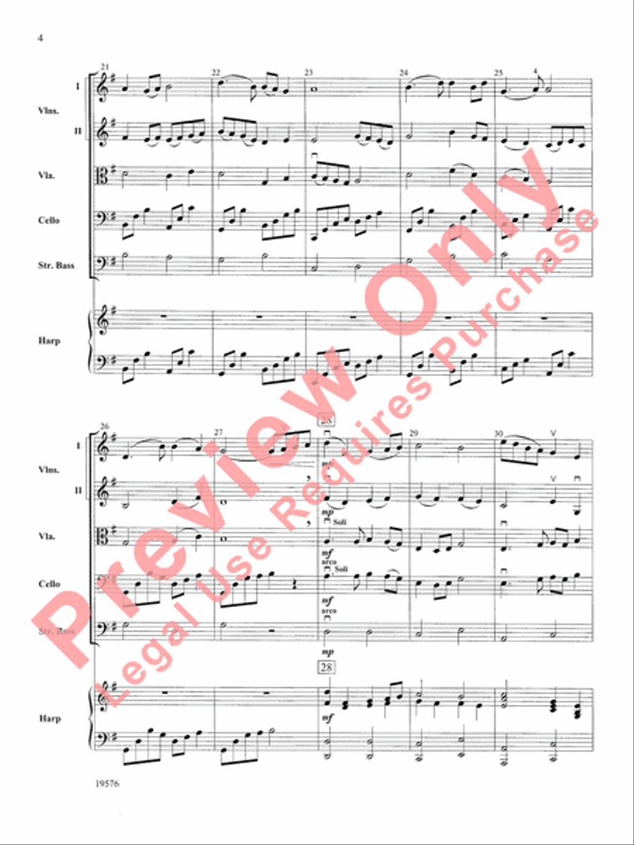 Spring Breezes String Orchestra scores gallery preview page 5