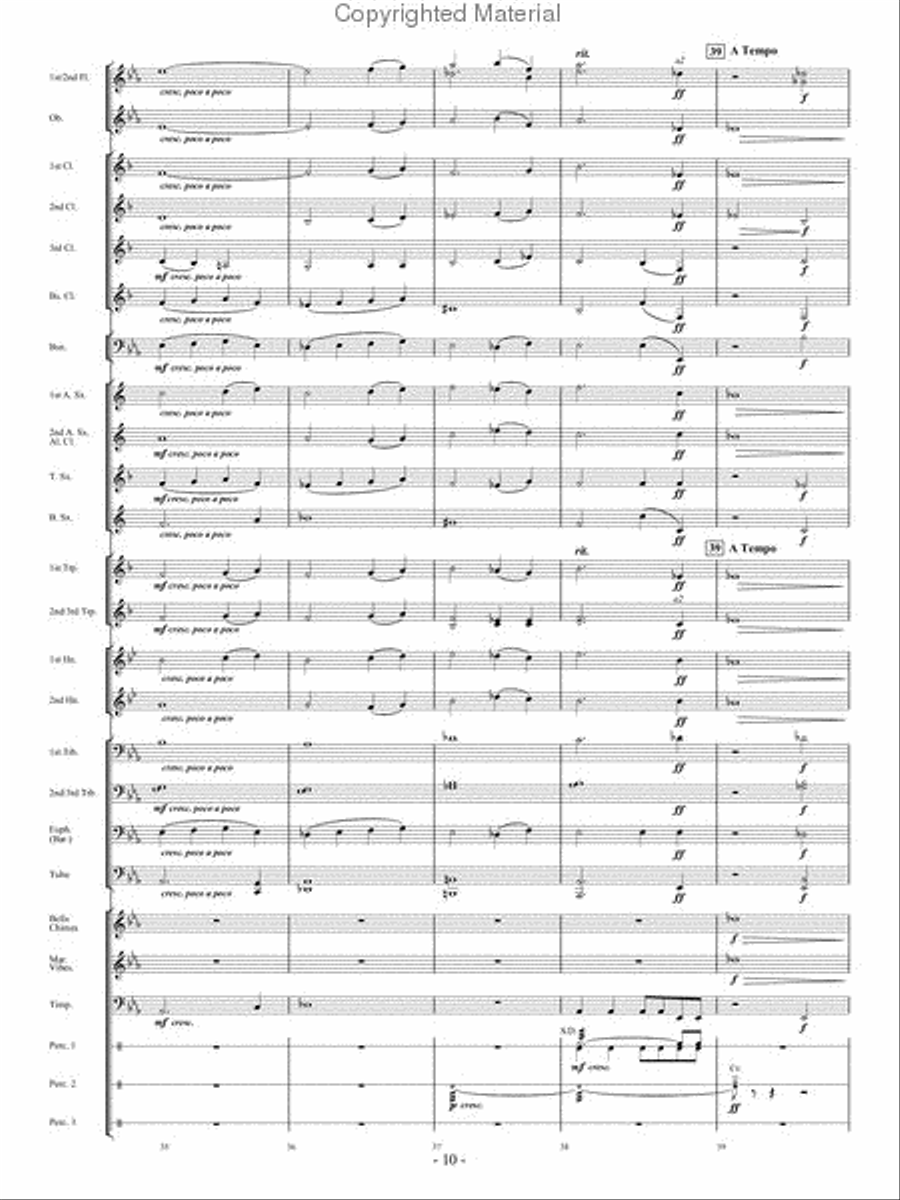 In His Grace In His Grace Concert Band scores gallery preview page 9