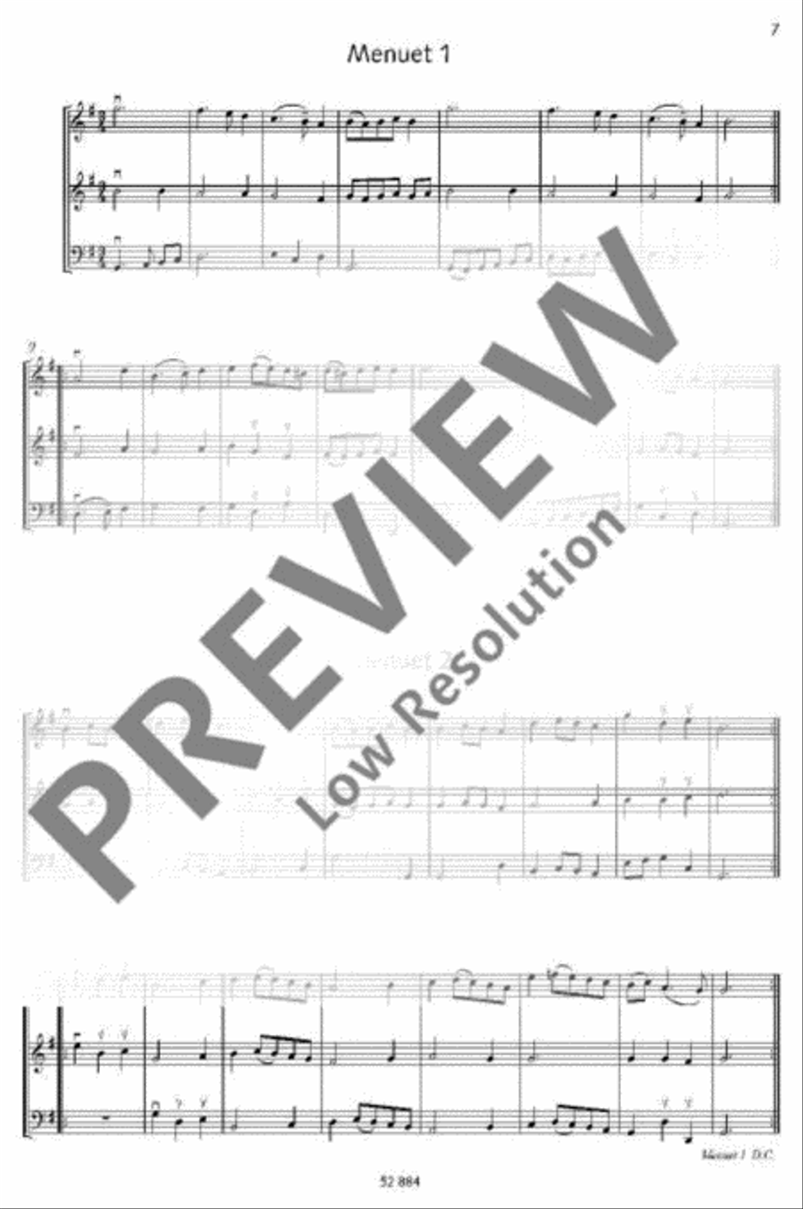 Suite G major Cello scores gallery preview page 7
