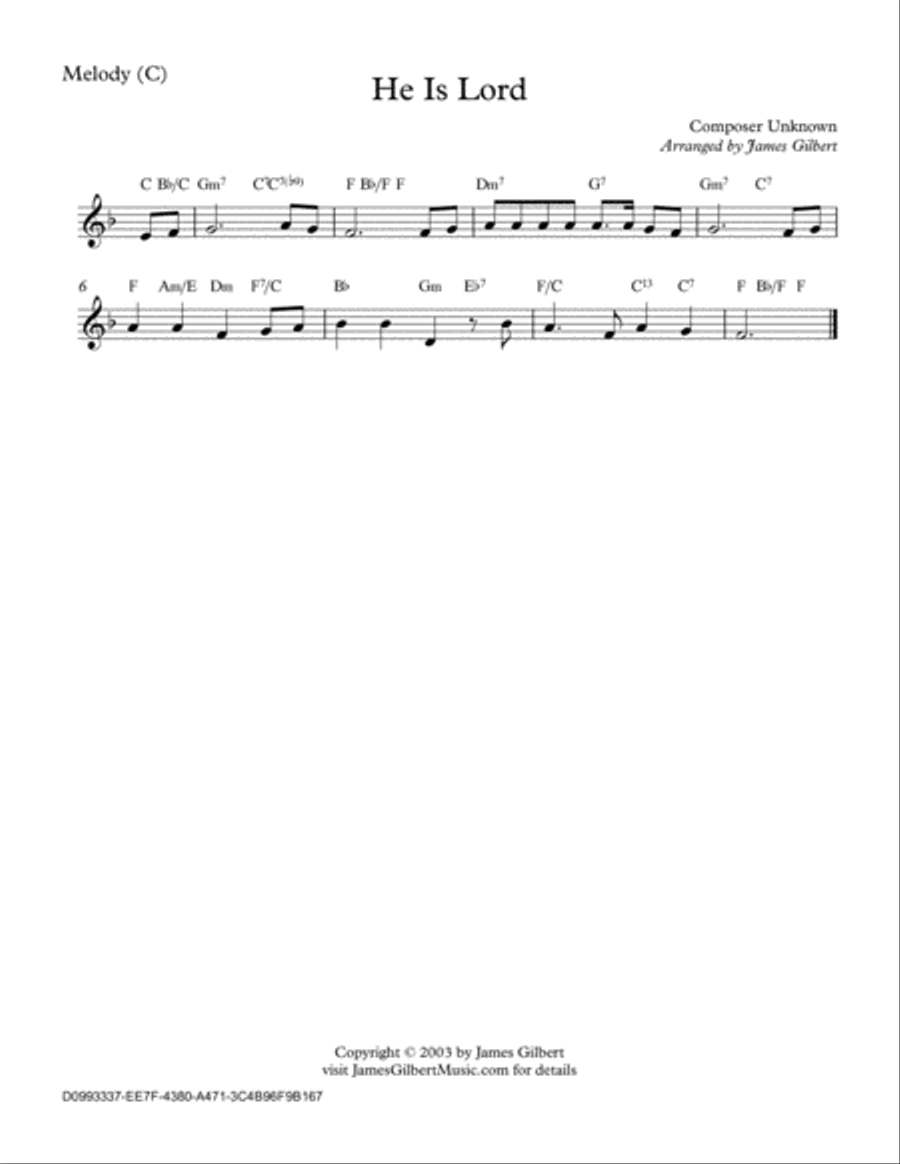 He Is Lord Small Ensemble scores gallery preview page 4