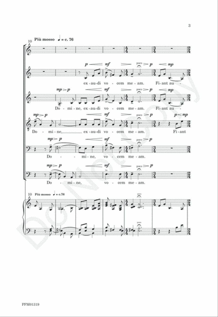 De Profundis A Cappella scores gallery preview page 6
