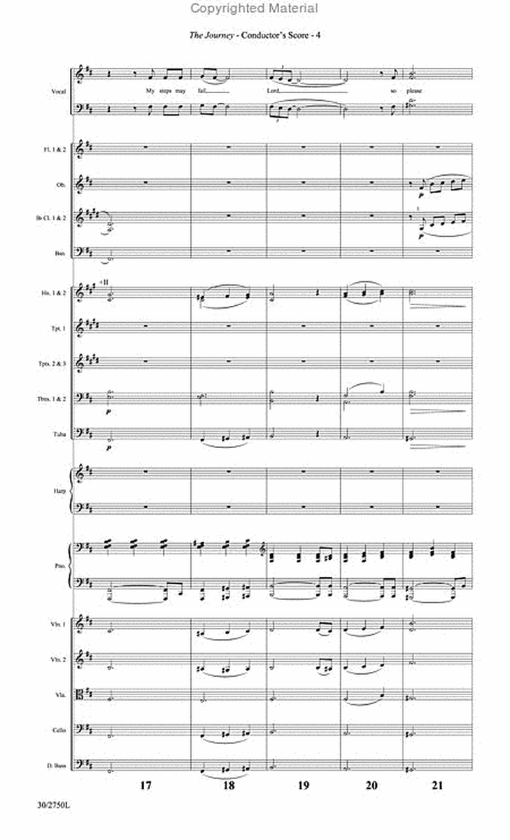 The Journey - Orchestral Score and CD with Printable Parts