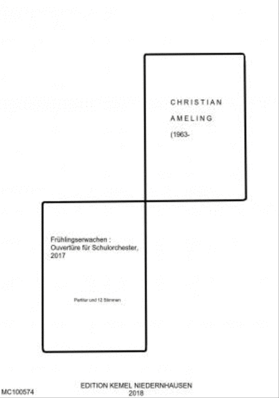Frühlingserwachen Score scores gallery preview page 1