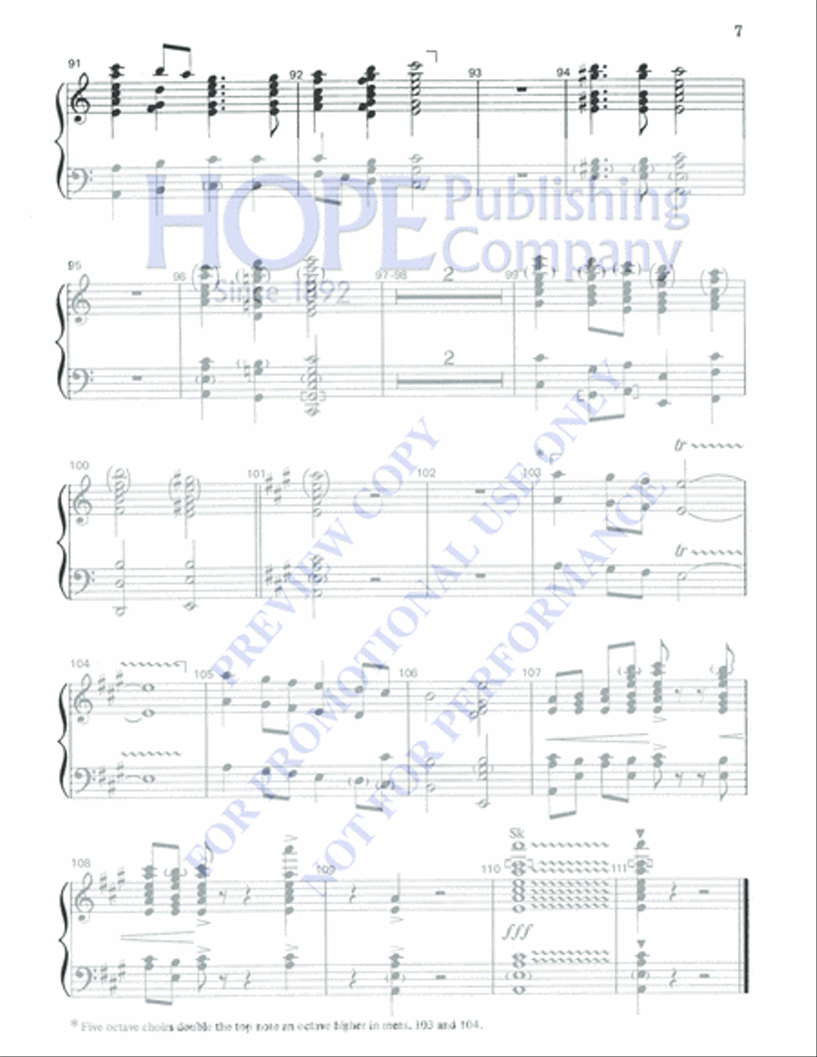 While by My Sheep 5-Octaves scores gallery preview page 7